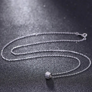 925 Silver Clavicle Chain Necklace - Women's Jewellery