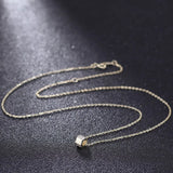 925 Silver Clavicle Chain Necklace - Women's Jewellery