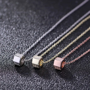 925 Silver Clavicle Chain Necklace - Women's Jewellery
