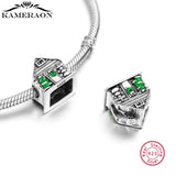 925 Silver Warm Family House Charm for Bracelet & Bangle