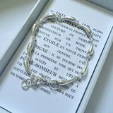 925 Silver Water Drop Bracelet Women's Jewelry Gift