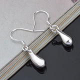 925 Silver Water Droplets Raindrop Earrings for Women