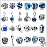 925 Silver Inspirational Stars Charm Bead DIY Jewelry
