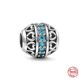925 Silver Inspirational Stars Charm Bead DIY Jewelry
