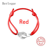 925 Silver Wedding Bracelet Rose Handcuff Bracelet Menottes Style Jewelry