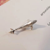 925 Silver Whale Pendant Vintage Necklace Jewelry Finding