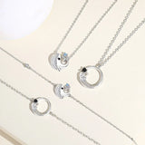 925 Silver Whale Charm Bracelet Platinum Plated Romantic Ocean Jewelry