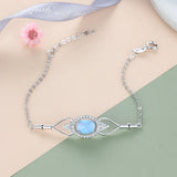 925 Silver Opal Stone Bracelet