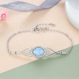 925 Silver Opal Stone Bracelet
