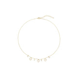925 Silver Shell Heart Pendant Choker Necklace for Women