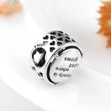 925 Silver Angel Wings Life Tree Dream Catcher Pendant Beads