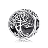 925 Silver Angel Wings Life Tree Dream Catcher Pendant Beads