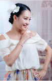 925 Silver Woman Bracelet Purple Crystal Wedding Party Jewelry