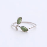 925 Silver Cat Eyes Opal Bangle Bracelet
