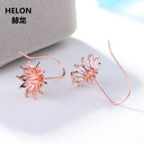 925 Silver Marquise CZ Pearl Drop Earrings