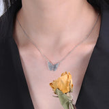 925 Silver Woman Necklace with Animal Pendant