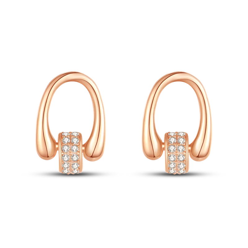 925 Silver Women Hoop Earrings Pave CZ Evil Eyes Star Zircon Wedding Earring