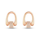 925 Silver Women Hoop Earrings Pave CZ Evil Eyes Star Zircon Wedding Earring