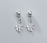 925 Silver Fortune Tree Dangle Charm Pendant for Necklace DIY Jewelry