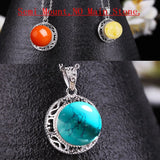 925 Silver Women Pendant for 11-13mm Round Bead Pearl Semi Mount