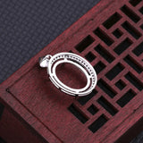 925 Silver Women Pendant Semi Mount CZ Setting