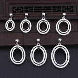 925 Silver Women Pendant Semi Mount CZ Setting