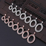 925 Silver Women Pendant Semi Mount CZ Setting