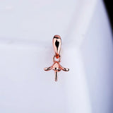 925 Silver Women Pendant Semi Mount Setting for 7-10mm Pearl Bead