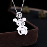 925 Silver Pendant Semi Mount Setting