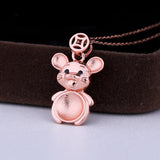 925 Silver Pendant Semi Mount Setting