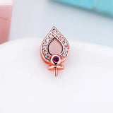 925 Silver Women Pendant 8-15mm Pearl Semi Mount Pendant Setting