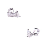 925 Silver Round Bead Pearl Gemstone Pendant Setting