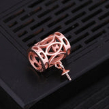 925 Silver Women Pendant Clasp 7-13mm Semi Mount Pendant Setting