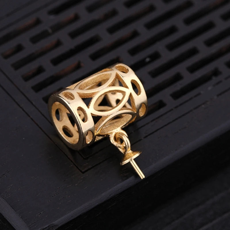 925 Silver Women Pendant Clasp 7-13mm Semi Mount Pendant Setting
