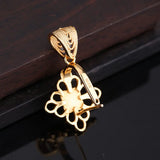 925 Silver Pendant Clasp Semi Mount Pendant fit Amber Turquoise Lapis Lazuli
