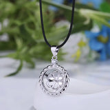 925 Silver Women Pendant Setting for 13-14mm Pearl or Round Bead