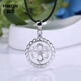 925 Silver Women Pendant Setting for 13-14mm Pearl or Round Bead