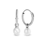 925 Silver Pearl Pendant Earrings for Anniversary Gift