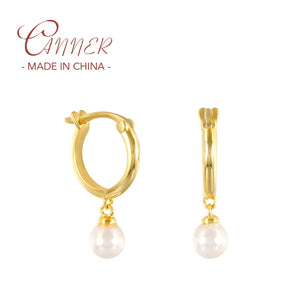 925 Silver Pearl Pendant Earrings for Anniversary Gift