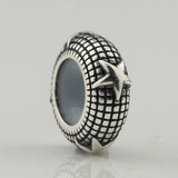 925 Silver Ball Plunger Race Bead for European Troll Bracelet