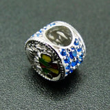 925 Sterling Silver Fish Bead Charms Jewelry for Bracelet