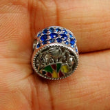 925 Sterling Silver Fish Bead Charms Jewelry for Bracelet