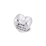 925 Sterling Silver You Are So Loved Heart Charm Beads