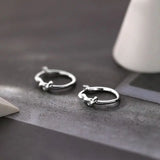 925 Silver Zhang Zifeng's Style Earrings Ins Women's Ear Buckles