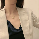 925 Silver Zircon 3 Circle Shape Necklace Full Zircon Pendant Gift For Girl