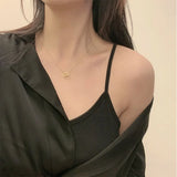 925 Silver Zircon 3 Circle Shape Necklace Full Zircon Pendant Gift For Girl