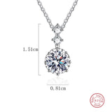 925 Silver Zircon Choker Necklace Sparkling Bridal Jewelry