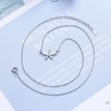 925 Silver Zircon Flower Pendants Necklaces Women Wedding Party