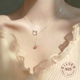 925 Silver Zircon Cat Diamond Choker Necklace for Party