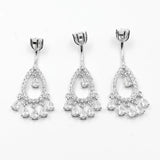 925 Silver Water Droplets Belly Button Ring Navel Piercing Body Jewelry